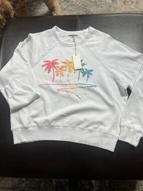 Z Supply White Crewneck Sweatshirt